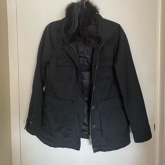 MASSIMO DUTI navy coat jacket - Picture 2 of 2